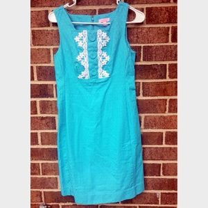 COPY - Lily Pulitzer 88189 Blue Button Textured L…